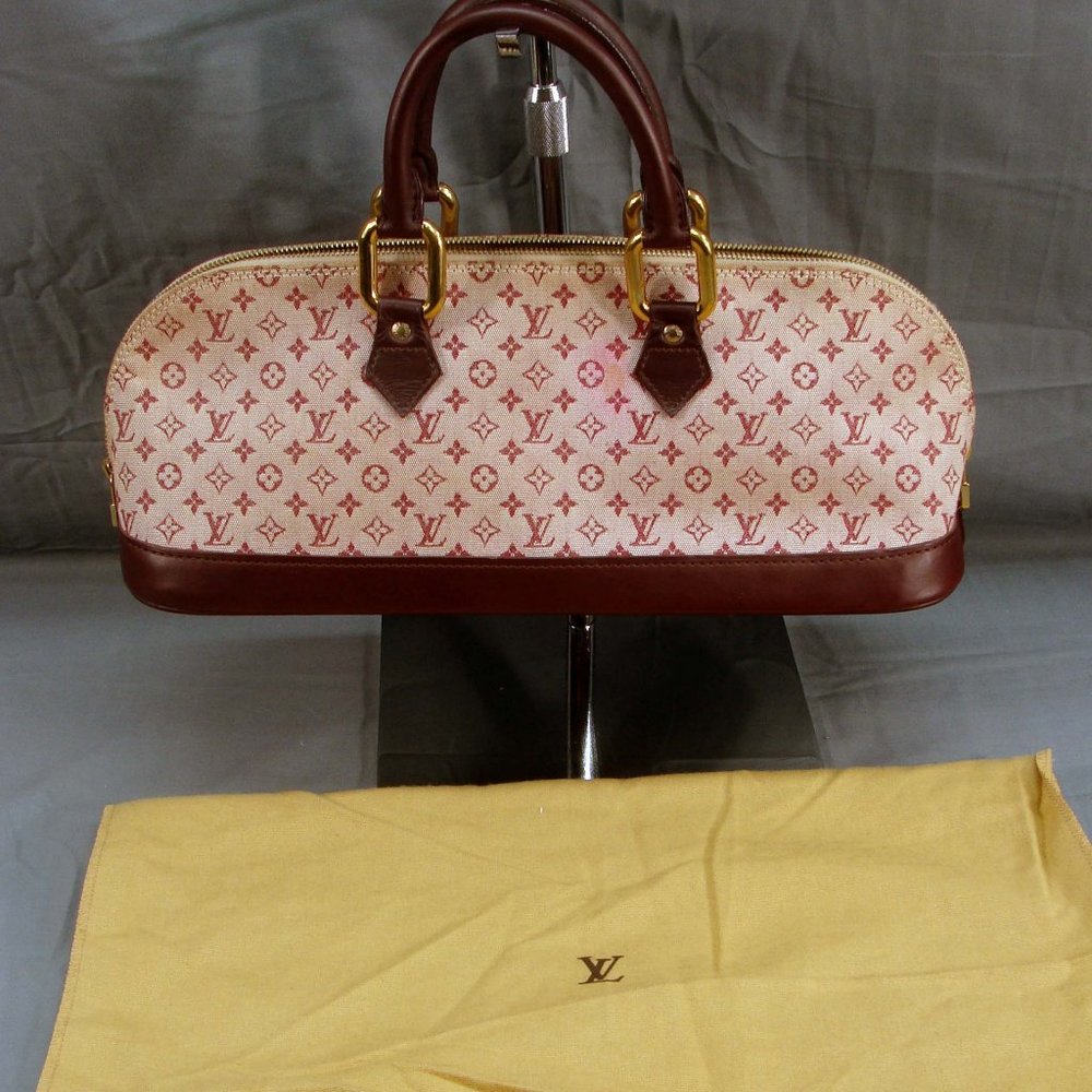 Louis Vuitton Alma Mini Lin Satchel
